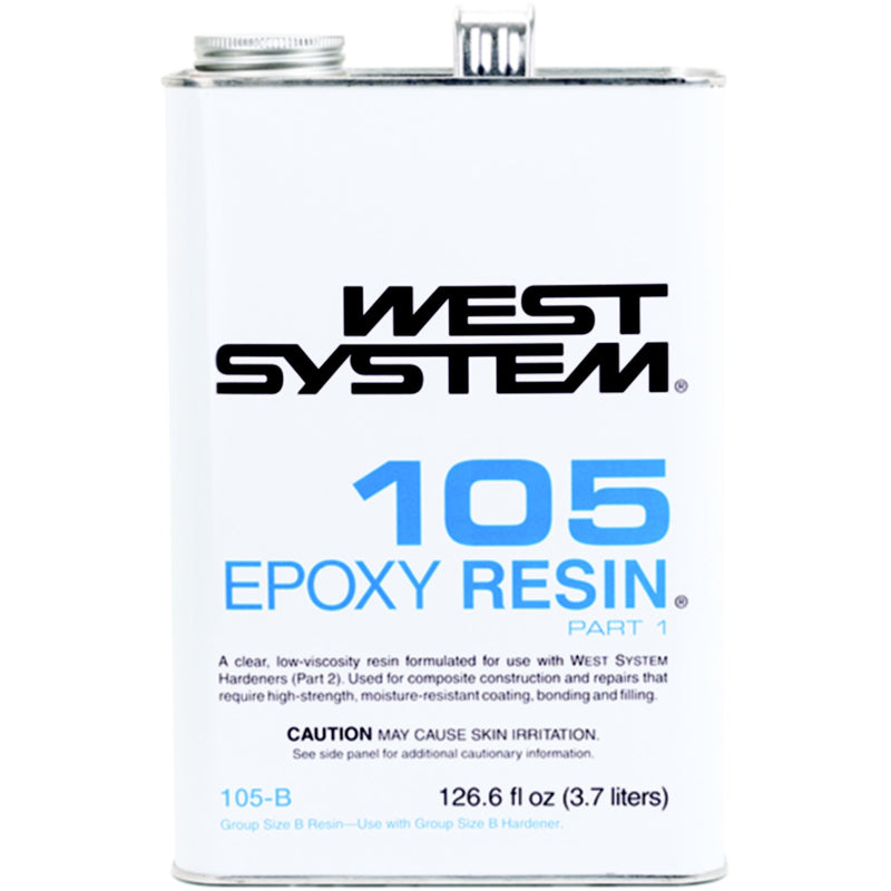 West System C105B Resin - 3.74 L (.98 Gal)