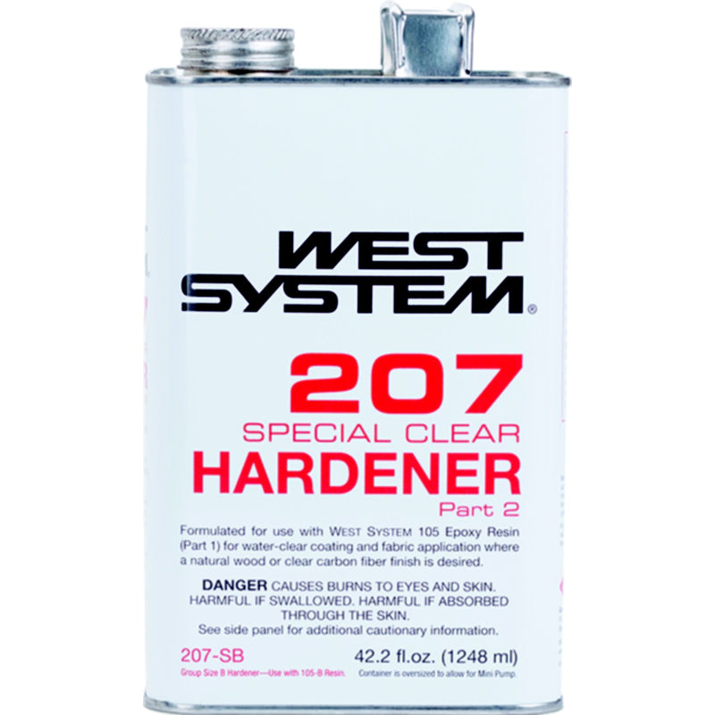 West System C207SB Special Clear Hardener, 1.24 L (42.2oz.)