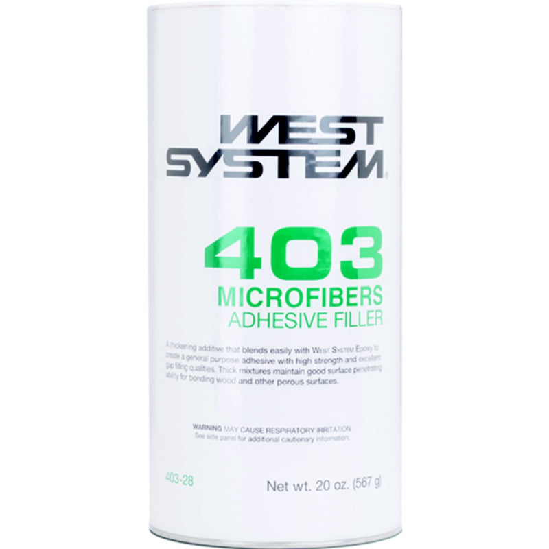 West System 40328 Microfibers, Off-White, 20 oz., 12/case