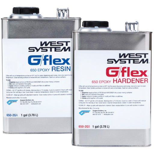 West System G/Flex Epoxy 2 Gallon Kit (2ea Gal. cans)