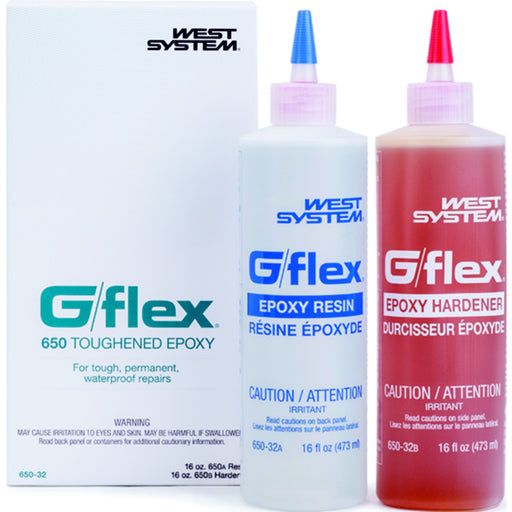 West System G/Flex C65032 Epoxy, 32 oz. (2ea 16 oz. bottles)
