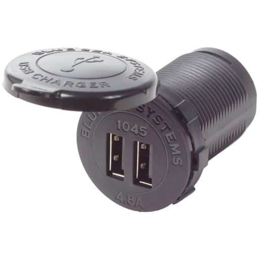 Blue Sea Systems 1045 Dual USB Charger Socket Mount 12/24V DC