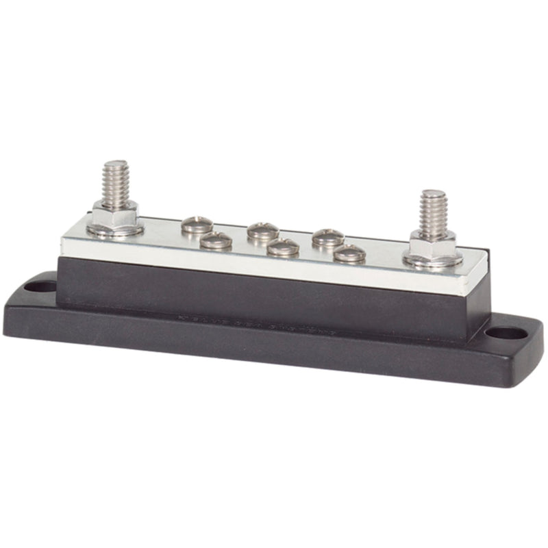 Blue Sea Systems 2128 MaxiBus 250A BusBar - Two 5/16"-18 Studs & Six #10-24 Screws