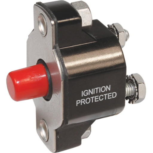 Blue Sea Systems 2141 Medium Duty Push Button Reset Only Circuit Breaker - 40A