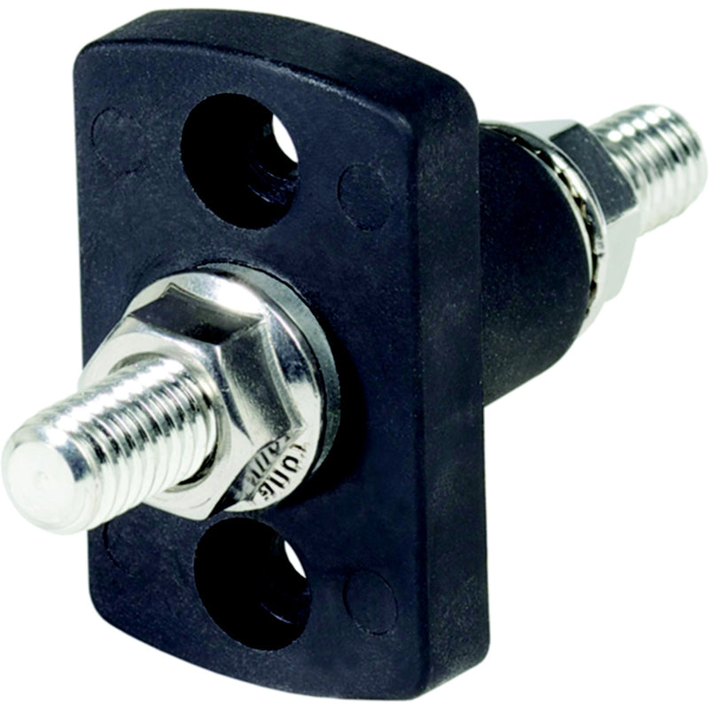 Terminal Feed Thru 3/8 Sm Black