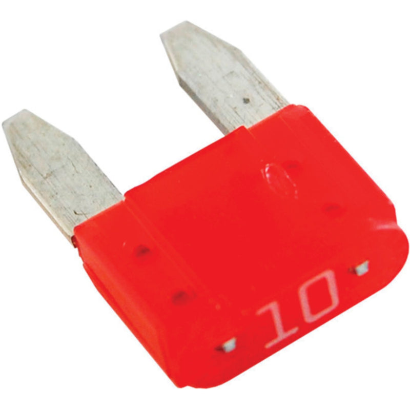 Blue Sea 5271 ATM® Mini Blade Fuse, 10 Amp, Red, 2/pk