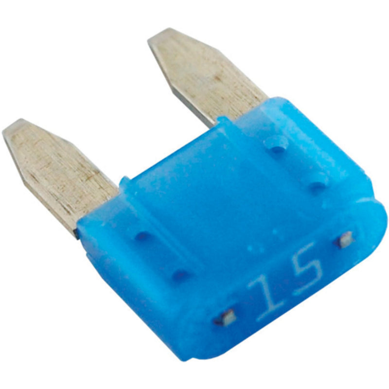 Blue Sea 5272 ATM® Mini Blade Fuse, 15 Amp, Blue, 2/pk