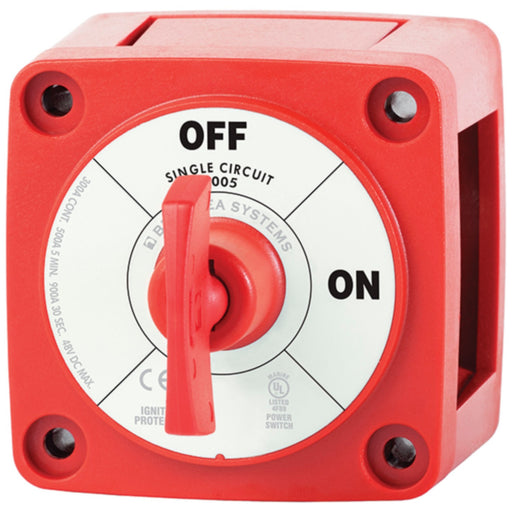 Blue Sea 6005 Battery Switch, Mini On/Off w/Key