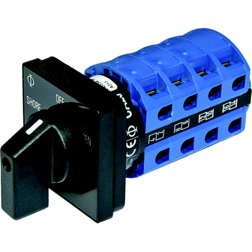 Blue Sea Systems 9010 AC Rotary Switch - OFF + 2 Positions 30A, 4 Pole