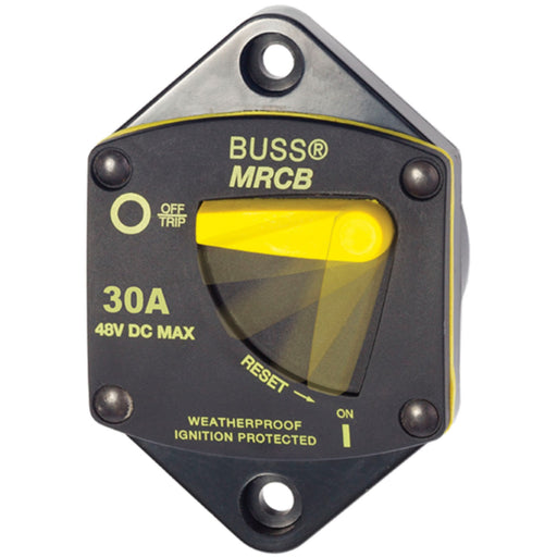 Blue Sea Systems 7036 187 Series DC Circuit Breaker - Panel Mount, 30 Amps