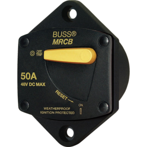 Blue Sea Systems 7039 187 Series DC Circuit Breaker - Panel Mount, 50 Amps