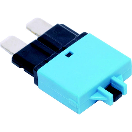 Blue Sea 7065 ATO/ATC-Style Low Profile Circuit Breaker, 15A, Blue, 2/pk