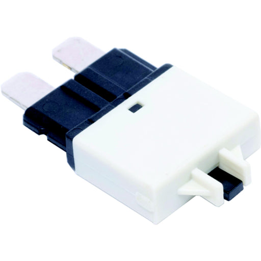 Blue Sea 7067 ATO/ATC-Style Low Profile Circuit Breaker, 25A, White, 2/pk