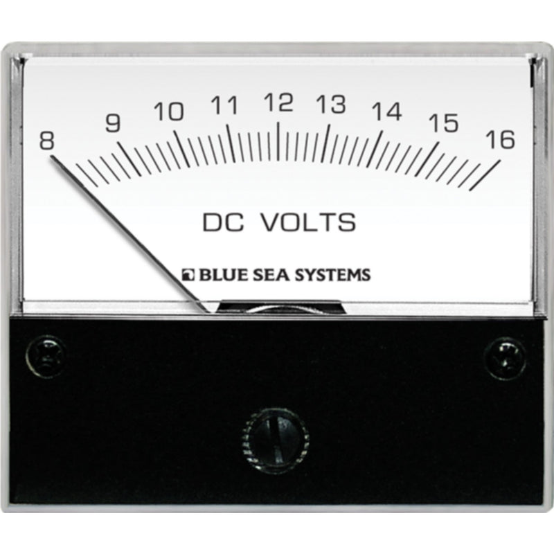 Blue Sea Systems 8003 DC Analog Voltmeter - 8-16V DC
