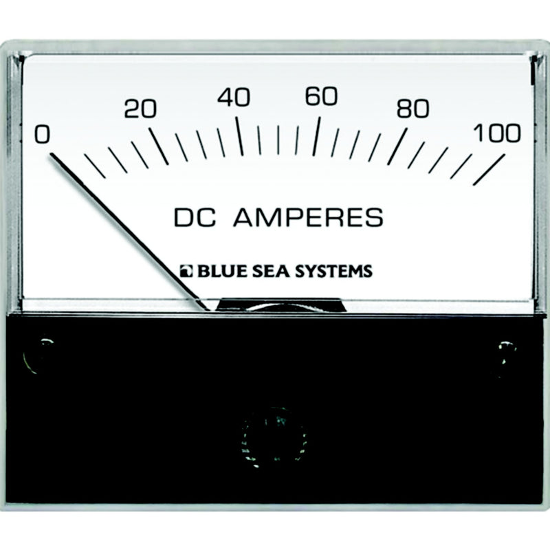 Blue Sea Systems 8017 DC Analog Ammeter - 0-100A With Shunt