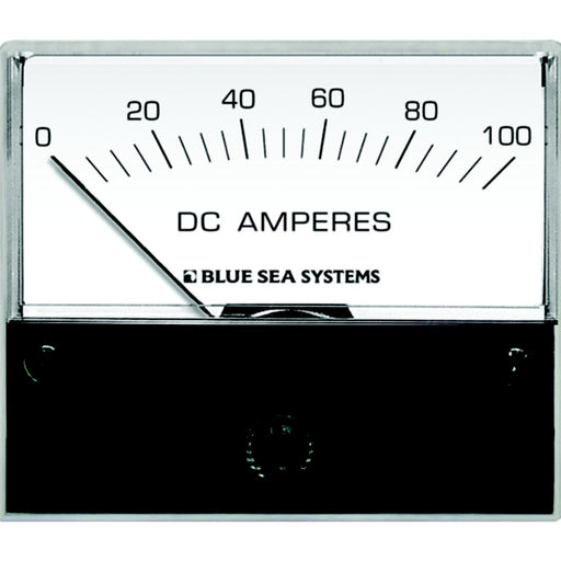 Blue Sea Systems 8017 DC Analog Ammeter - 0-100A With Shunt