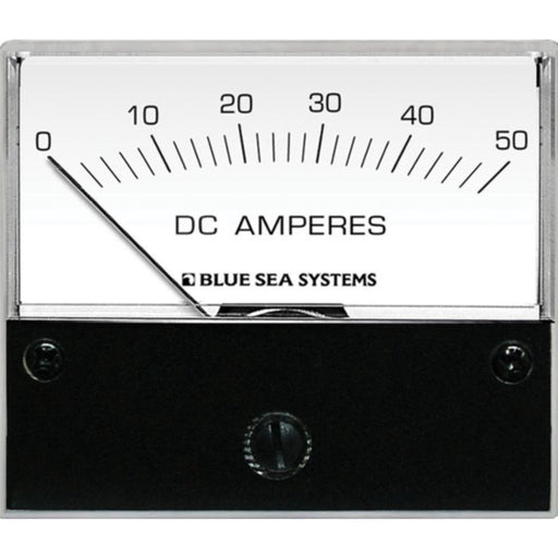 Blue Sea Systems 8022 DC Analog Ammeter - 0-50A With Shunt