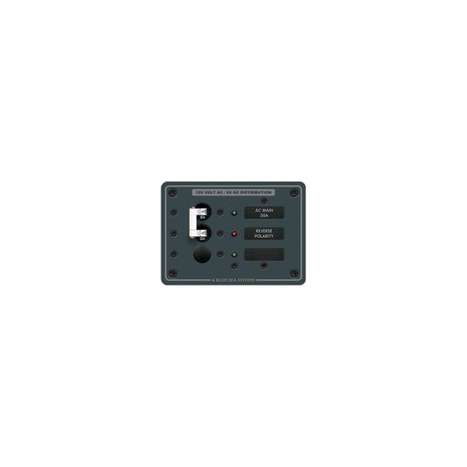 Blue Sea Systems 8029 Traditional Metal Panel AC Main + 1 Position