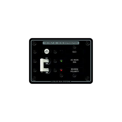 Blue Sea Systems AC Residual Current Circuit Breaker Panel, Main