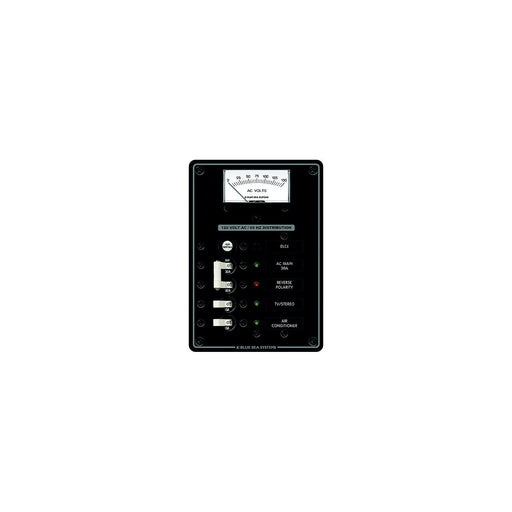 Blue Sea Systems AC Residual Current Circuit Breaker Panel, Main + 2 + Meter