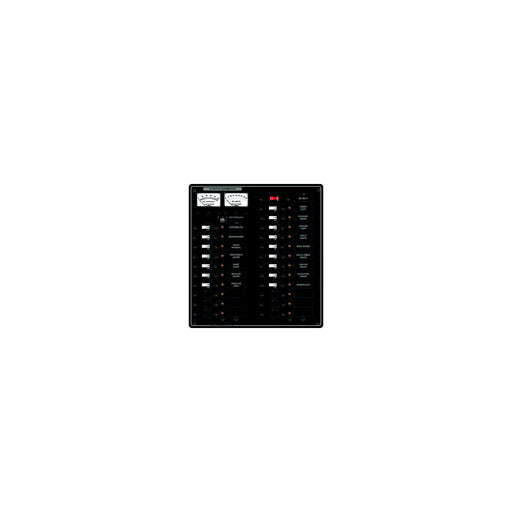 Blue Sea Systems 8380 Traditional Metal DC Circuit Breaker Panel - Main + 22 Positions