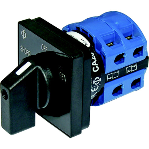 Blue Sea Systems 9009 AC Rotary Switch - OFF + 2 Positions 30A, 2 Pole