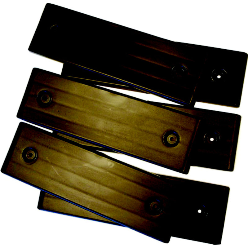 Ironwood Pacific 0132 E-Z Slide Trailer Bunk Pads, Kit 3, Black