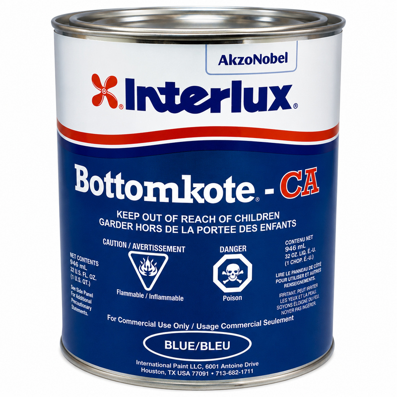 Interlux YBM010QTCA Bottomkote - CA, Qt, Blue