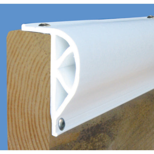 Dock Edge DE1210F ProDock Commercial Grade Heavy Slant P Profile, White, 8', 3/pk