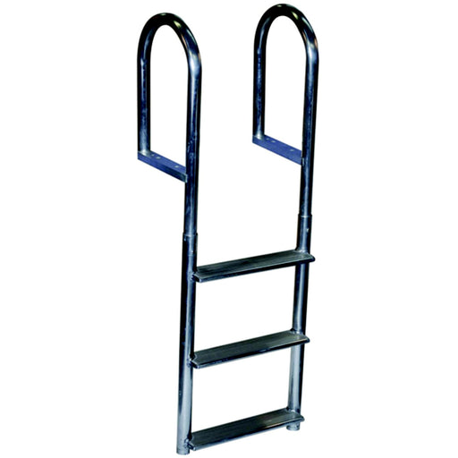 Dock Edge DE2045F Welded Aluminum Fixed Wide 5-Step Ladder