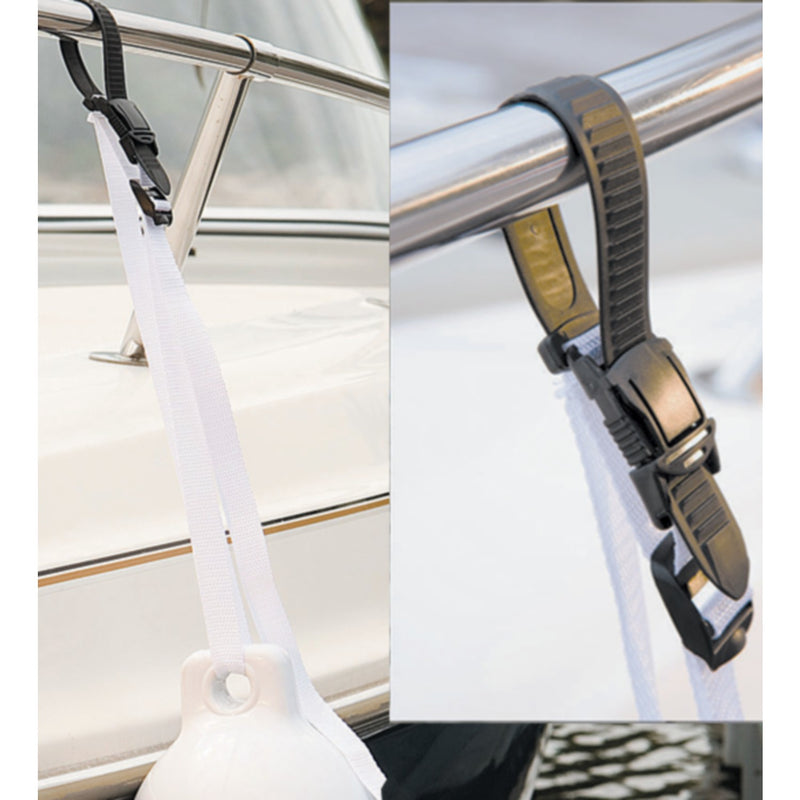 Dock Edge DE91500F Fender Lok Kwik Adjust White