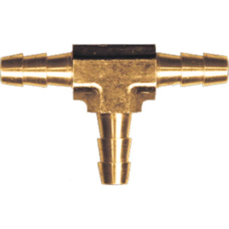 Fairview 1236 Brass Hose Barb Tee, 3/8"