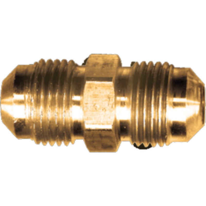 Fairview 426 Brass Flare Union Coupling, 3/8" Tube OD.