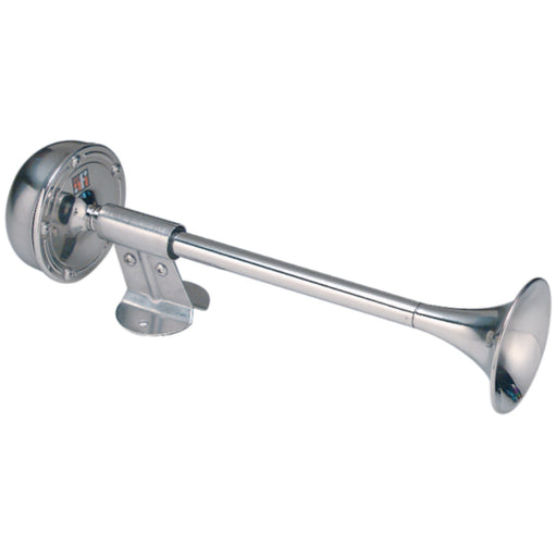 Marinco Compact Single Trumpet Electric Horn 12V Stainless Steel