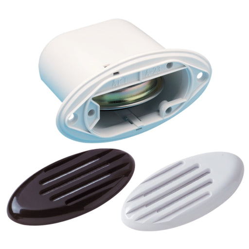 Marinco Drop-In "H" Horn With Black and White Grills