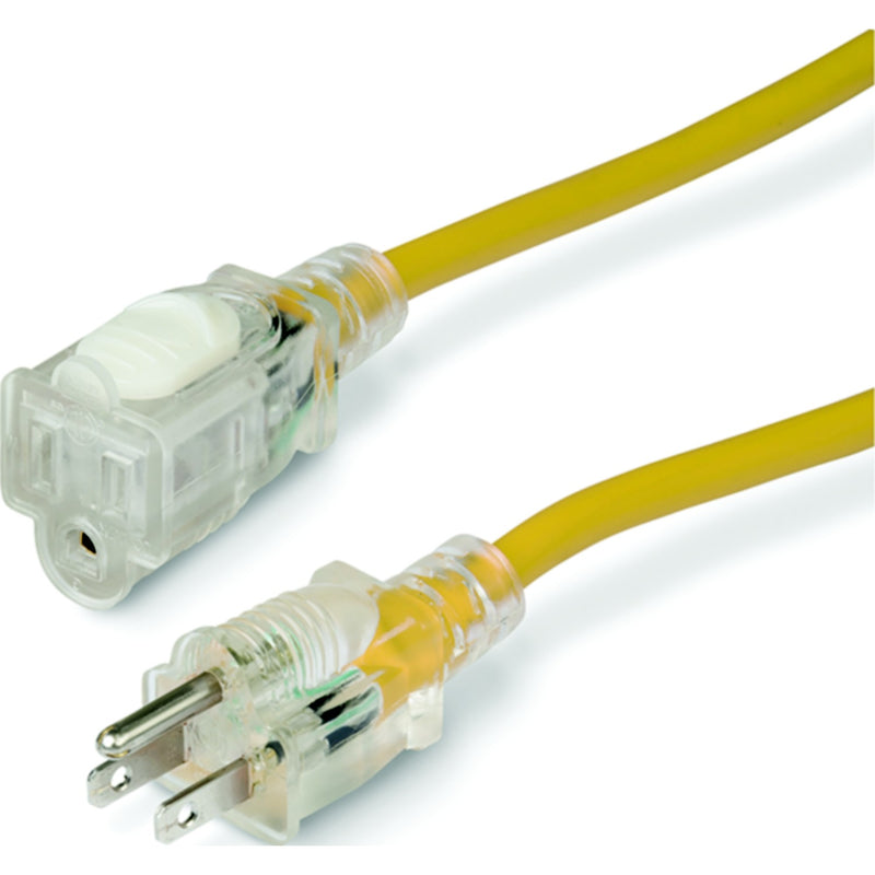 Marinco 150050NL 15A Marine Grade Lighted, Non-Locking Extension Cord, 50'