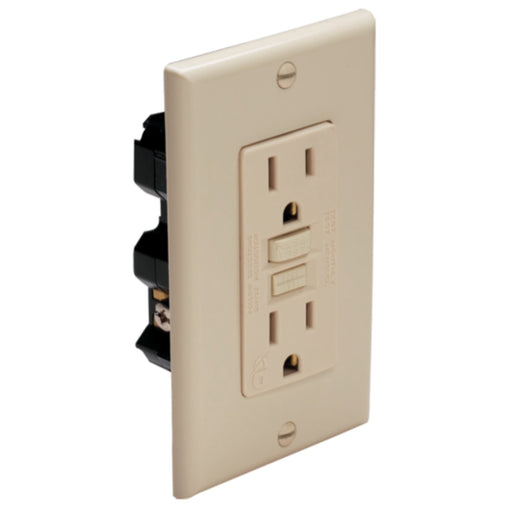 Marinco 1591-FI Ground Fault Circuit Interrupter (GFCI), Ivory