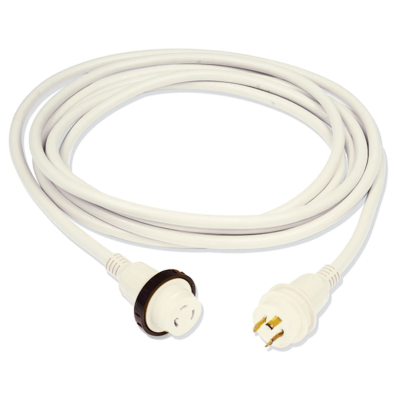 Marinco 199120 30A/125V Powercord Plus® ShorePower Cordset w/LED, 50' White