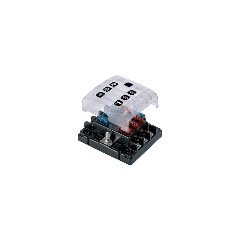 Marinco ATC 6-Way Fuse Holder With Cover and Link