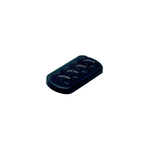 Marinco Contour Generation II Sprayproof Switch Panel With Fuse(s) - Black