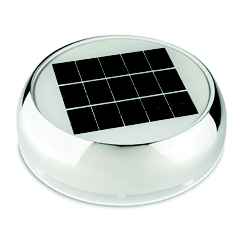 Marinco Day/Night Solar Vent, 3" Stainless Steel