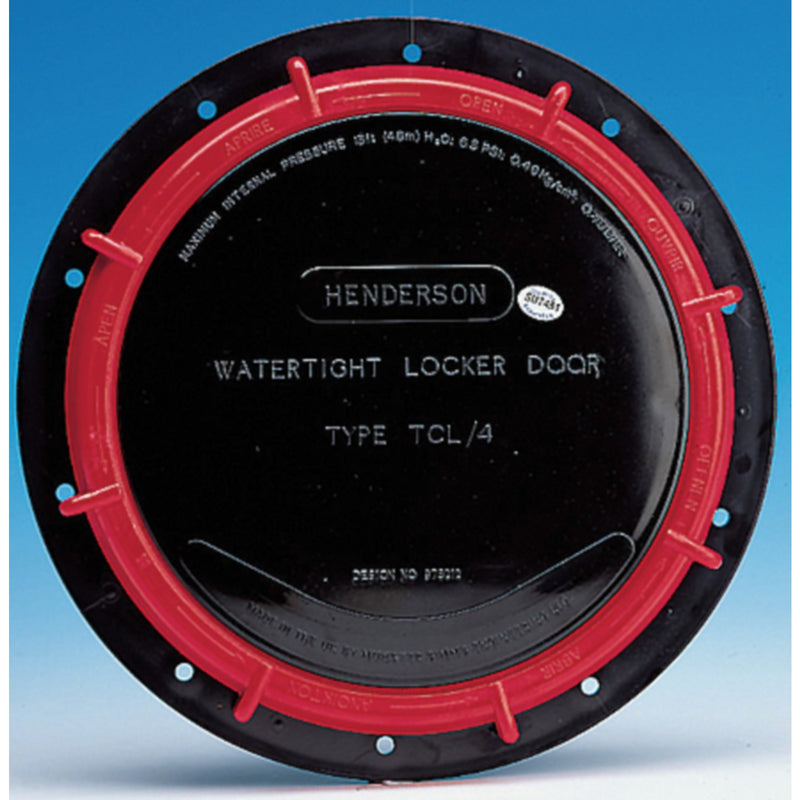 Whale LD4000 Watertight Locker Door, Black
