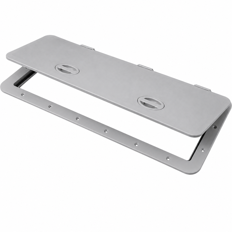 Tempress 44733 Access Hatch with Cam Latch, 13" x 30", Dark Grey
