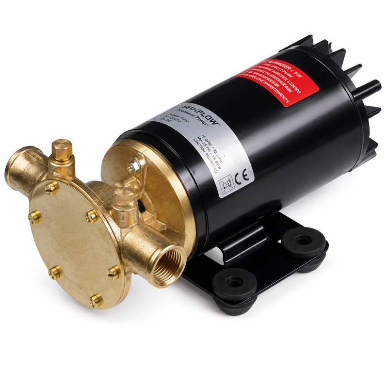 Johnson Pump F2P10-19 Deck Wash & Multipurpose Flexible Impeller Pump 10-24180-1 – 12V