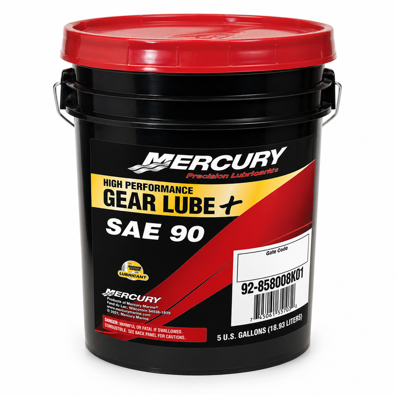 Mercury Quicksilver High Performance Gear Lube 5 Gallon 858008K01