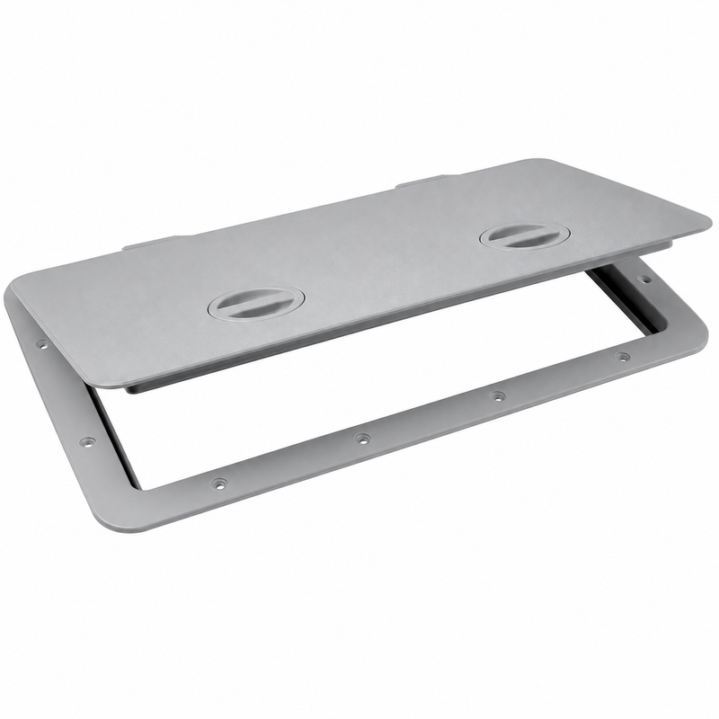 Tempress 44533 Access Hatch with Cam Latch, 13" x 23", Dark Grey