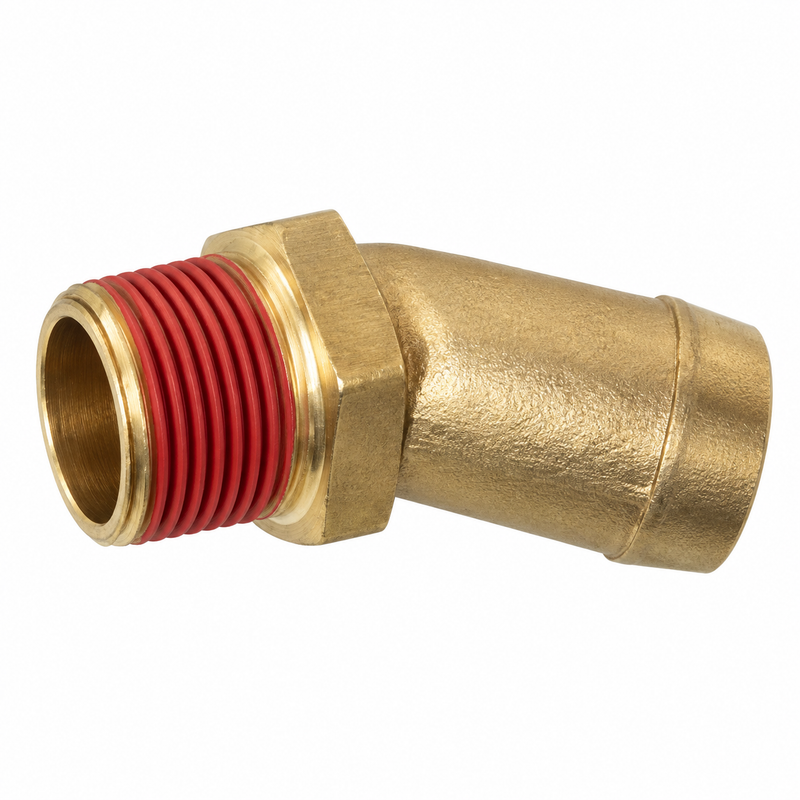 Mercury MerCruiser OEM 45° Exhaust Elbow Hose Fitting 865159 | Replaces 92499