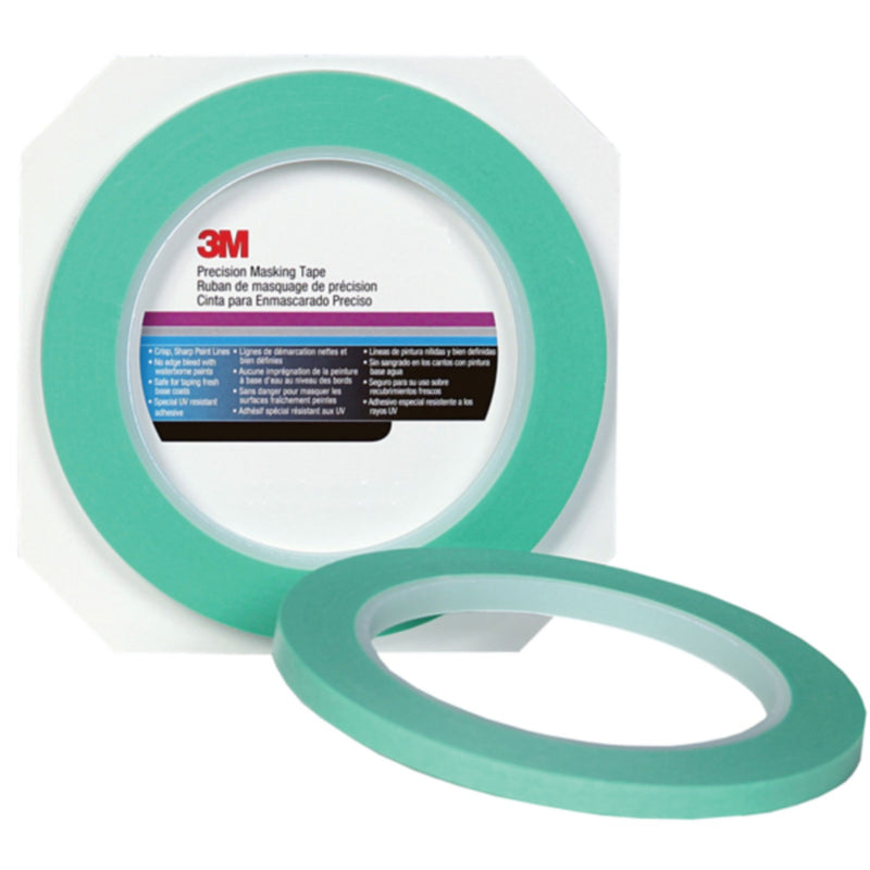Precision Masking Tape, 1/4" x 60 Yards