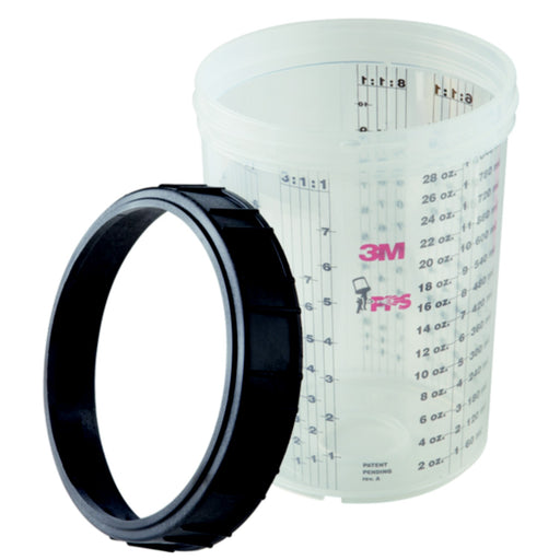 Paint Prep System Large Cup & Collar 1/Bx