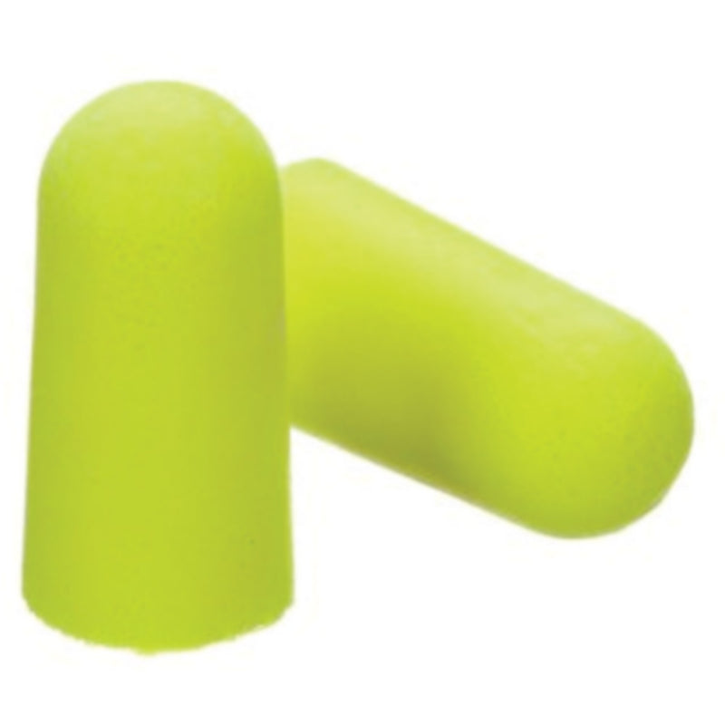 3M E-A-Rsoft Yellow Neon Uncorded Ear Plugs, 200pr/Box